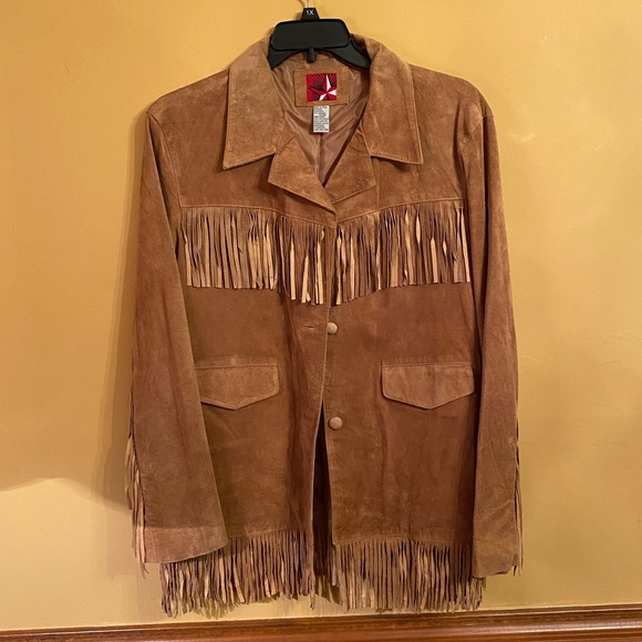 Unknown Jackets & Blazers - 🔥HP🔥 Vintage Boho Leather Fringe Jacket